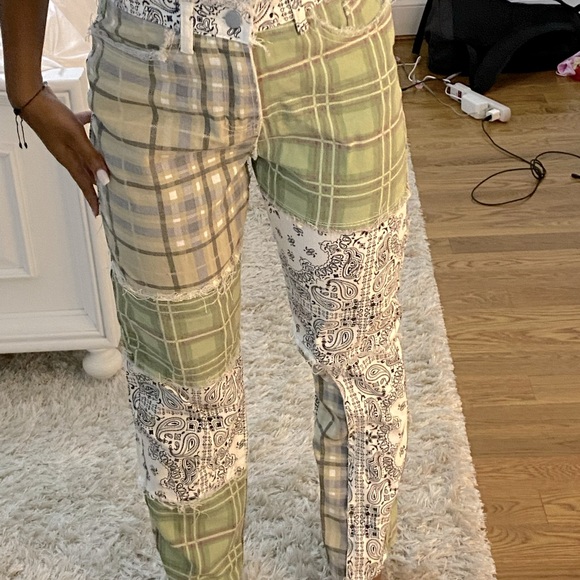 PATCHWORK PANTS - Picture 2 of 3